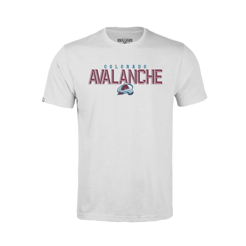 Colorado Avalanche Levelwear Youth Little Richmond Carve T-Shirt - White - NHL 203145612