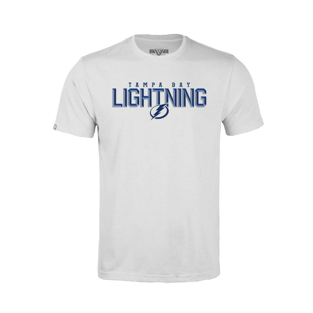 Tampa Bay Lightning Levelwear Youth Little Richmond Carve T-Shirt - White - NHL 203145623
