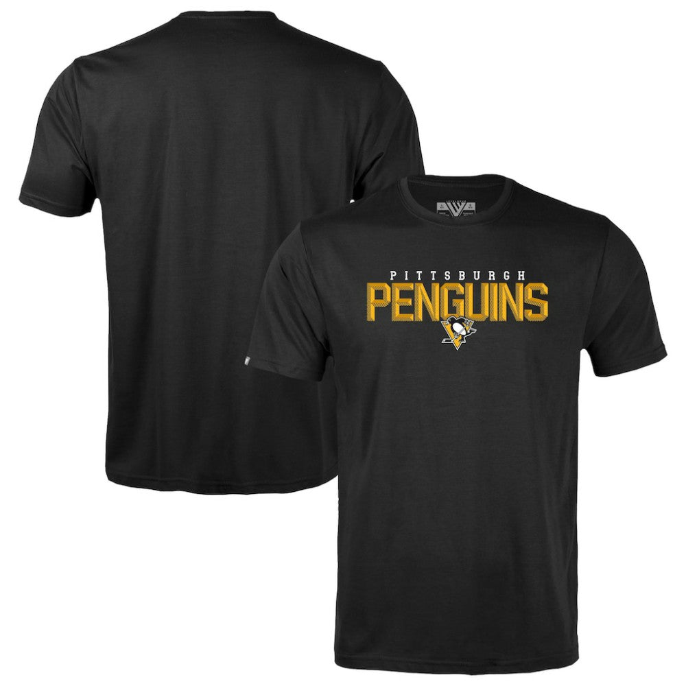 Pittsburgh Penguins Levelwear Youth Little Richmond Carve T-Shirt - Black - NHL 203145653