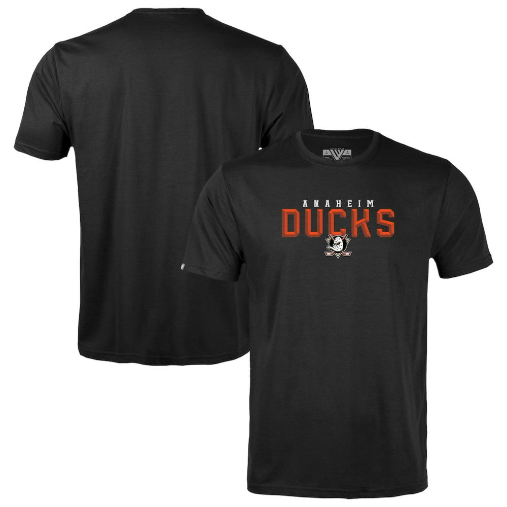 Anaheim Ducks Levelwear Youth Little Richmond Carve T-Shirt - Black - NHL 203145657