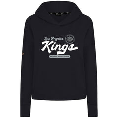 Los Angeles Kings Levelwear Women's Sweet Monument Tri-Blend Cropped Pullover Hoodie - Black - NHL 203145664