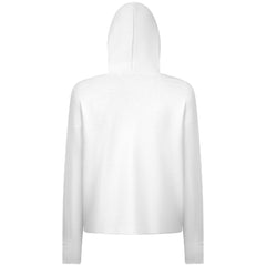 Tampa Bay Lightning Levelwear Women's Sweet Banner Arch Tri-Blend Cropped Pullover Hoodie - White - NHL 203145731