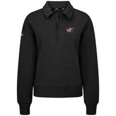 Columbus Blue Jackets Levelwear Women's Canmore Quarter-Zip Pullover - Black - NHL 203145748