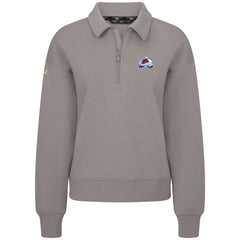 Colorado Avalanche Levelwear Women's Canmore Quarter-Zip Pullover - Gray - NHL 203145756