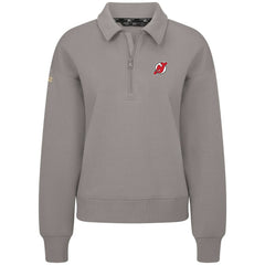 New Jersey Devils Levelwear Women's Canmore Quarter-Zip Pullover - Gray - NHL 203145757