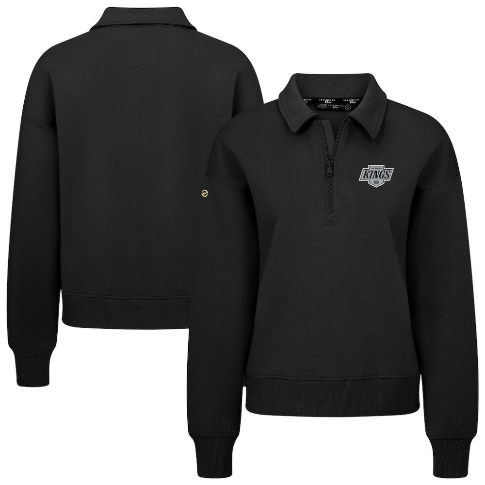 Los Angeles Kings Levelwear Women's Canmore Quarter-Zip Pullover - Black - NHL 203145761