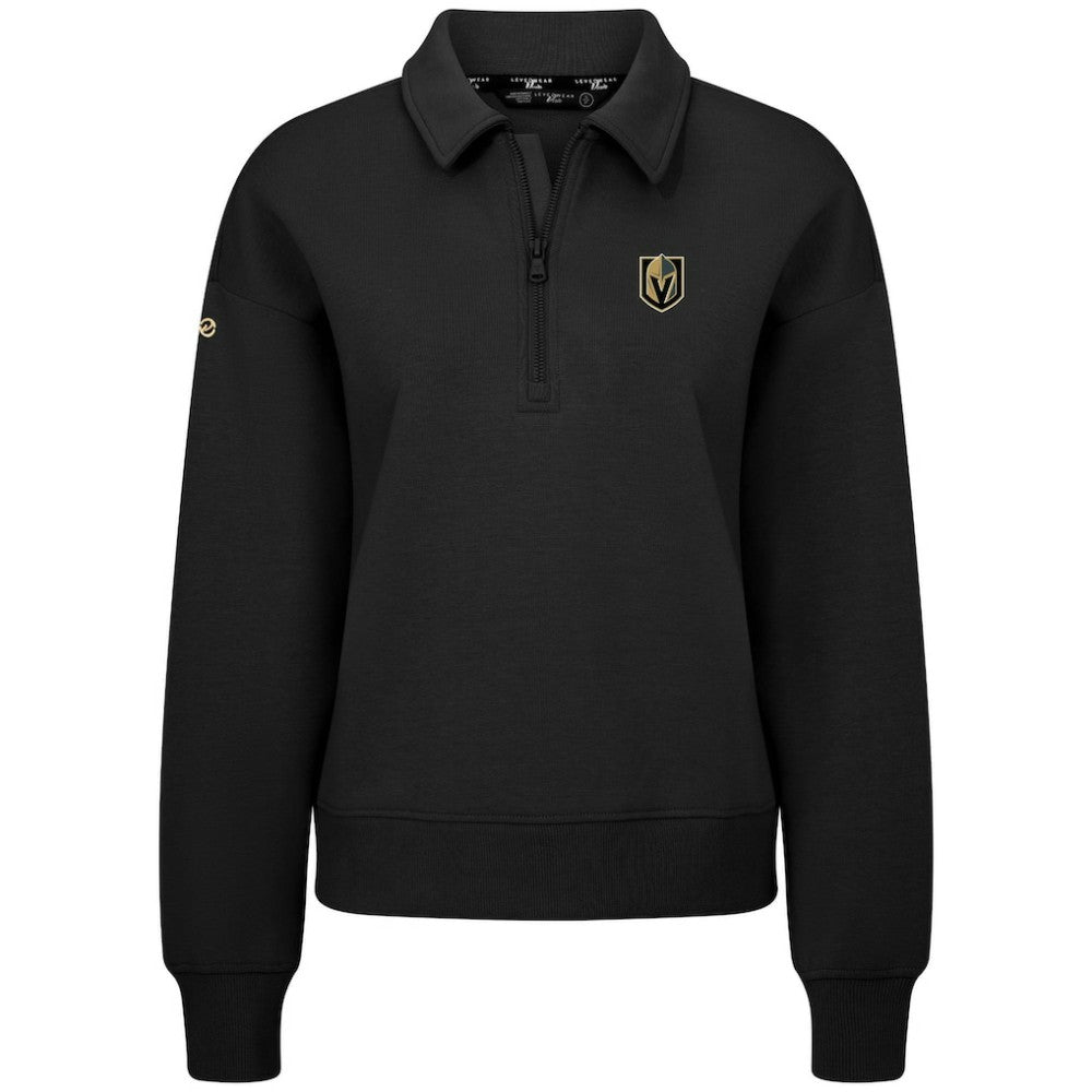 Vegas Golden Knights Levelwear Women's Canmore Quarter-Zip Pullover - Black - NHL 203145770