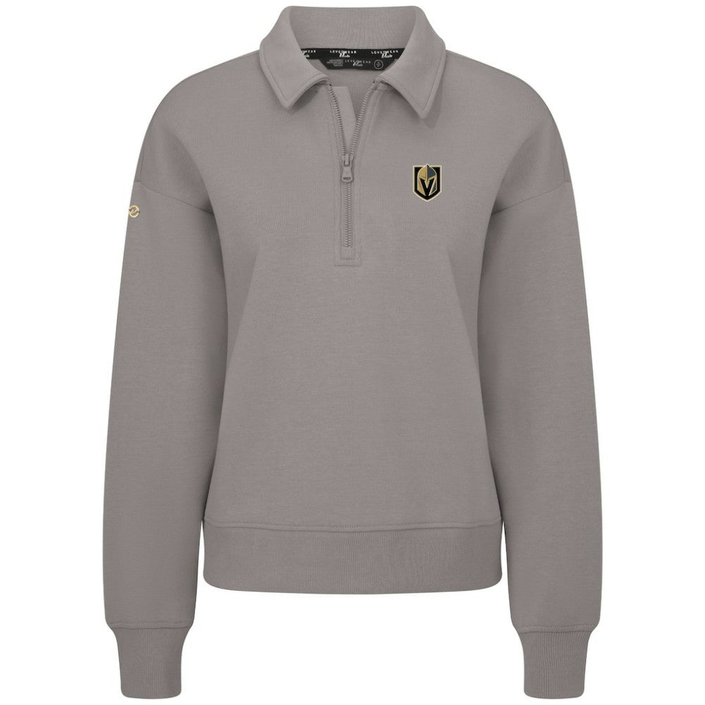 Vegas Golden Knights Levelwear Women's Canmore Quarter-Zip Pullover - Gray - NHL 203145774