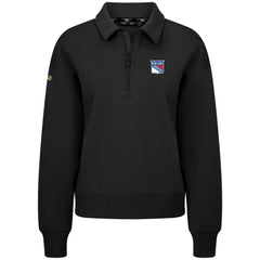 New York Rangers Levelwear Women's Canmore Quarter-Zip Pullover - Black - NHL 203145784