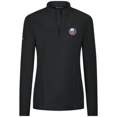 New York Islanders Levelwear Women's Upright Quarter-Zip Pullover - Black - NHL 203145851
