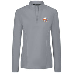 New York Islanders Levelwear Women's Upright Quarter-Zip Pullover - Gray - NHL 203145853