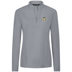Pittsburgh Penguins Levelwear Women's Upright Quarter-Zip Pullover - Gray - NHL 203145857