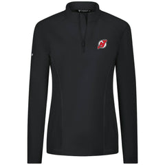 New Jersey Devils Levelwear Women's Upright Quarter-Zip Pullover - Black - NHL 203145858