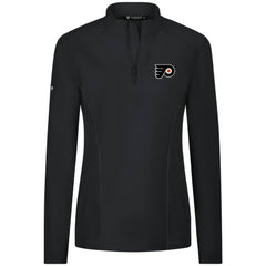 Philadelphia Flyers Levelwear Women's Upright Quarter-Zip Pullover - Black - NHL 203145860