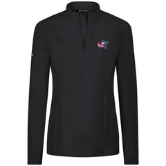 Columbus Blue Jackets Levelwear Women's Upright Quarter-Zip Pullover - Black - NHL 203145871