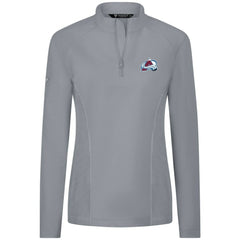 Colorado Avalanche Levelwear Women's Upright Quarter-Zip Pullover - Gray - NHL 203145881