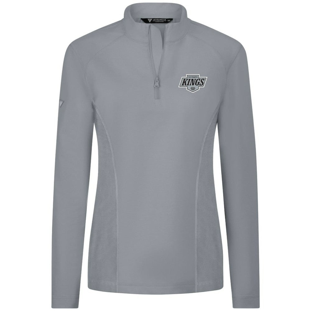 Los Angeles Kings Levelwear Women's Upright Quarter-Zip Pullover - Gray - NHL 203145884