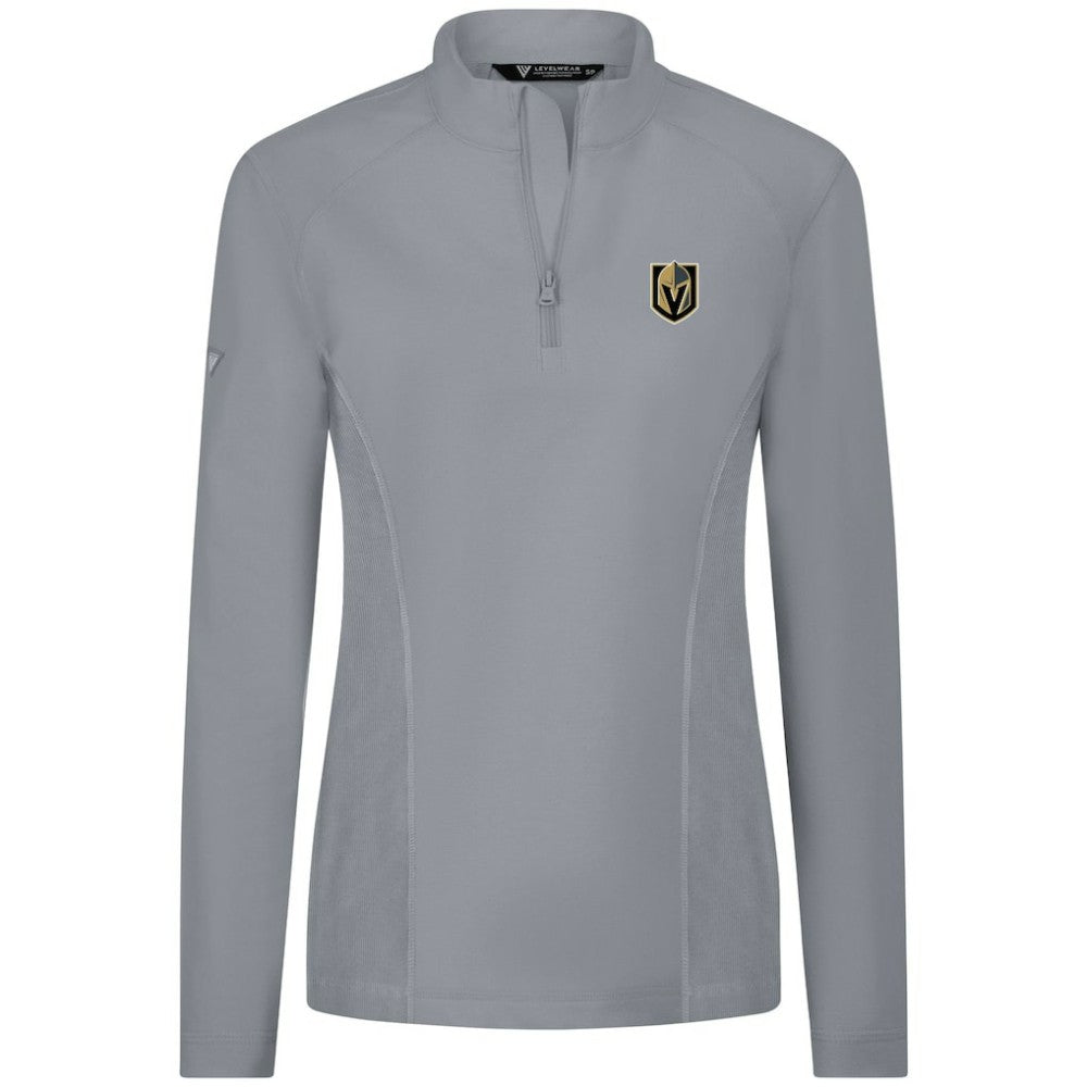 Vegas Golden Knights Levelwear Women's Upright Quarter-Zip Pullover - Gray - NHL 203145890