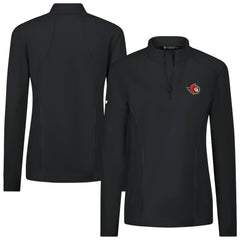 Ottawa Senators Levelwear Women's Upright Quarter-Zip Pullover - Black - NHL 203145892