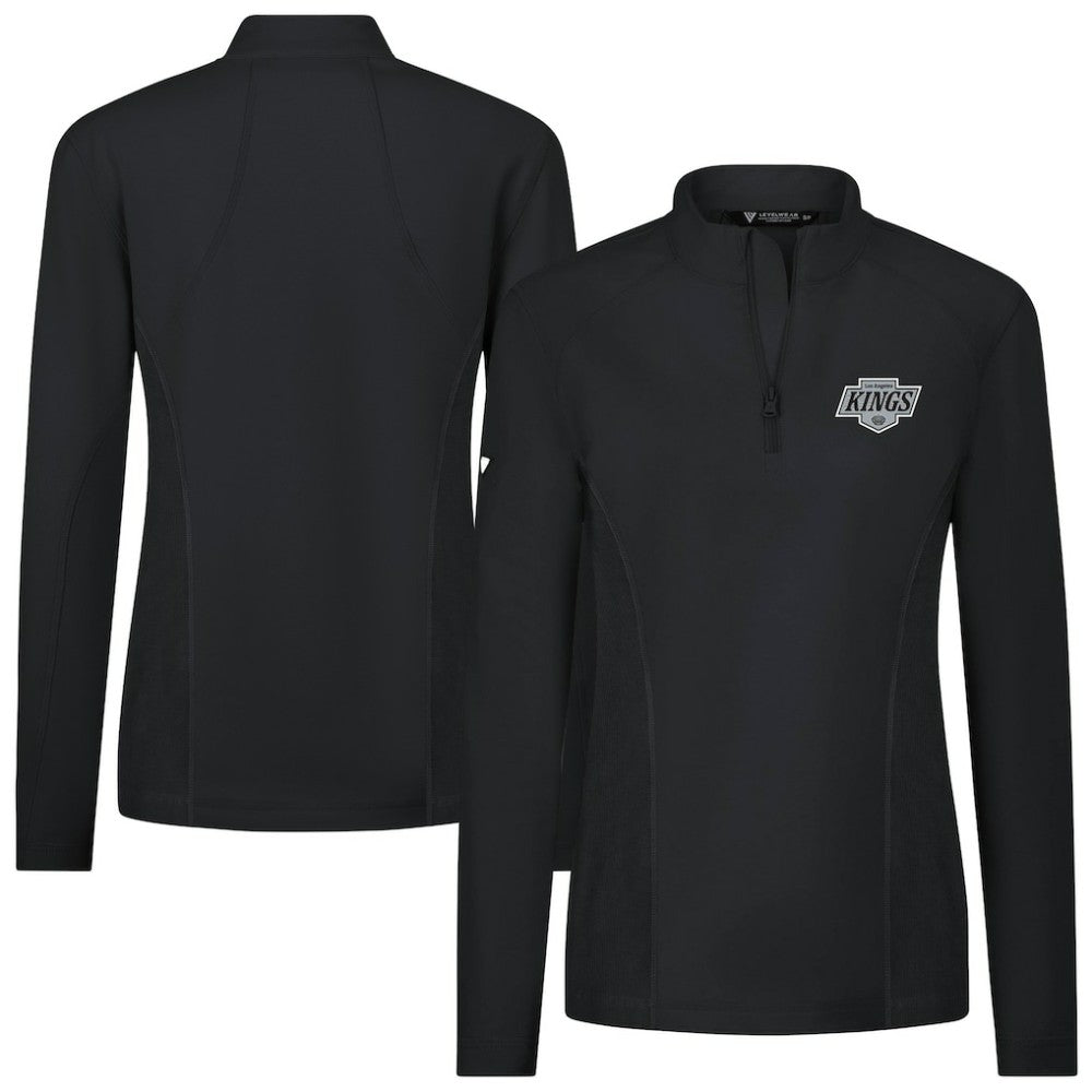 Los Angeles Kings Levelwear Women's Upright Quarter-Zip Pullover - Black - NHL 203145895