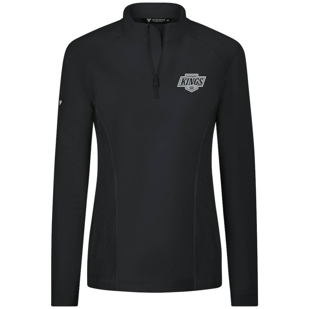 Los Angeles Kings Levelwear Women's Upright Quarter-Zip Pullover - Black - NHL 203145895