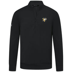 Pittsburgh Penguins Levelwear Upright Tri-Blend Quarter-Zip Pullover - Black - NHL 203145922
