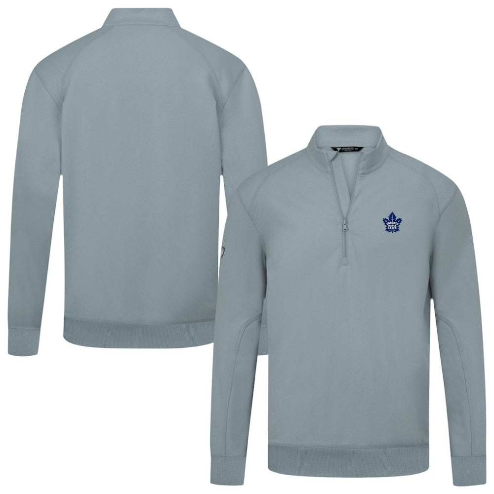 Toronto Maple Leafs Levelwear Upright Tri-Blend Quarter-Zip Pullover - Gray - NHL 203145929