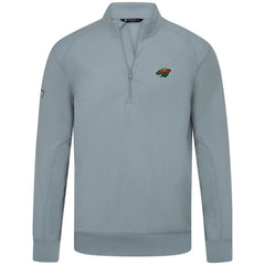 Minnesota Wild Levelwear Upright Tri-Blend Quarter-Zip Pullover - Gray - NHL 203145951