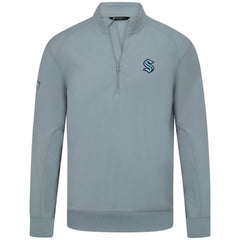 Seattle Kraken Levelwear Upright Tri-Blend Quarter-Zip Pullover - Gray - NHL 203145952