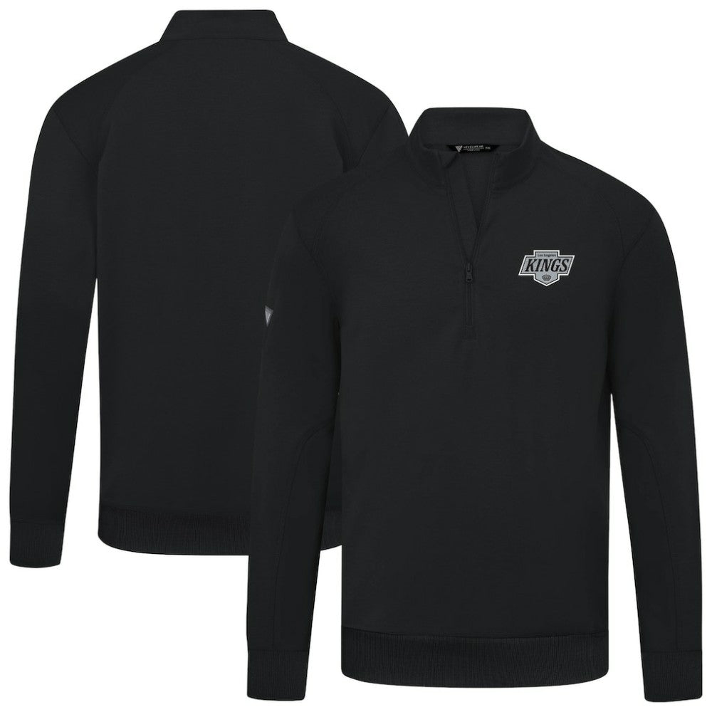 Los Angeles Kings Levelwear Upright Tri-Blend Quarter-Zip Pullover - Black - NHL 203145955