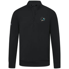 San Jose Sharks Levelwear Upright Tri-Blend Quarter-Zip Pullover - Black - NHL 203145962