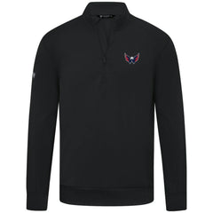 Washington Capitals Levelwear Upright Tri-Blend Quarter-Zip Pullover - Black - NHL 203145965