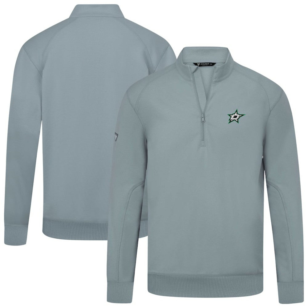 Dallas Stars Levelwear Upright Tri-Blend Quarter-Zip Pullover - Gray - NHL 203145969