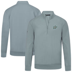 Dallas Stars Levelwear Upright Tri-Blend Quarter-Zip Pullover - Gray - NHL 203145969