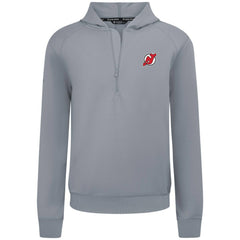 New Jersey Devils Levelwear Technic Quarter-Zip Pullover Hoodie - Gray - NHL 203145983