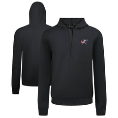 Columbus Blue Jackets Levelwear Technic Quarter-Zip Pullover Hoodie - Black - NHL 203145988