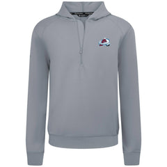 Colorado Avalanche Levelwear Technic Quarter-Zip Pullover Hoodie - Gray - NHL 203145995