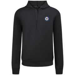 Winnipeg Jets Levelwear Technic Quarter-Zip Pullover Hoodie - Black - NHL 203146011