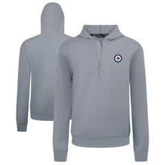 Winnipeg Jets Levelwear Technic Quarter-Zip Pullover Hoodie - Gray - NHL 203146012