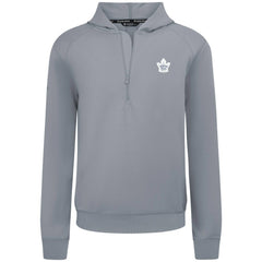 Toronto Maple Leafs Levelwear Technic Quarter-Zip Pullover Hoodie - Gray - NHL 203146023
