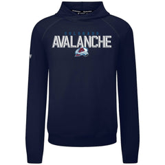 Colorado Avalanche Levelwear Mandate Carve Tri-Blend Pullover Hoodie - Navy - NHL 203146038