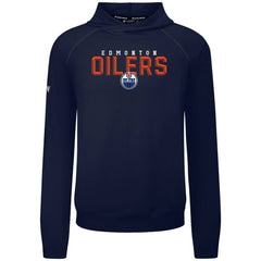 Edmonton Oilers Levelwear Mandate Carve Tri-Blend Pullover Hoodie - Navy - NHL 203146040