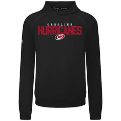 Carolina Hurricanes Levelwear Mandate Carve Tri-Blend Pullover Hoodie - Black - NHL 203146041