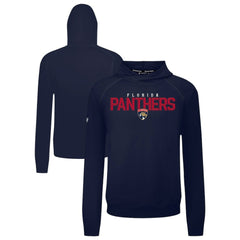 Florida Panthers Levelwear Mandate Carve Tri-Blend Pullover Hoodie - Navy - NHL 203146042