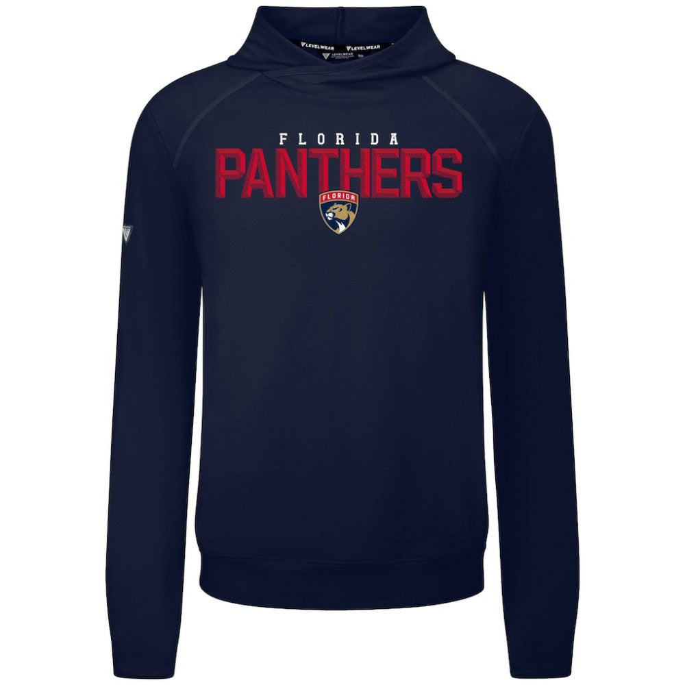 Florida Panthers Levelwear Mandate Carve Tri-Blend Pullover Hoodie - Navy - NHL 203146042