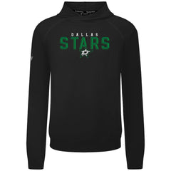 Dallas Stars Levelwear Mandate Carve Tri-Blend Pullover Hoodie - Black - NHL 203146045