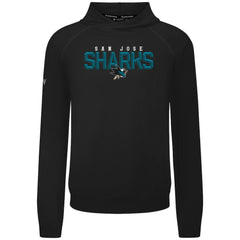 San Jose Sharks Levelwear Mandate Carve Tri-Blend Pullover Hoodie - Black - NHL 203146047