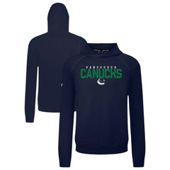 Vancouver Canucks Levelwear Mandate Carve Tri-Blend Pullover Hoodie - Blue - NHL 203146058