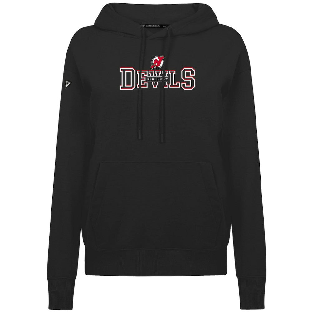 New Jersey Devils Levelwear Women's Adorn Journey Pullover Hoodie - Black - NHL 203146098