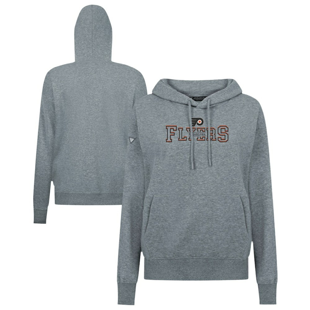 Philadelphia Flyers Levelwear Women's Adorn Journey Pullover Hoodie - Gray - NHL 203146101